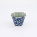 Mashiko Cup Karakusa 7.5x5.3cm Blue 34017 12/192