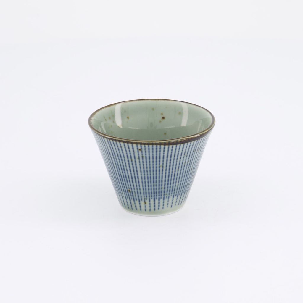 Mashiko Espresso Cup Tokusa 7.5x5.3cm Blue 34019 12/192