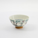 Kawaii Rice Bowl 11.5x6.2cm 300ml Bird Green 34035 5/120