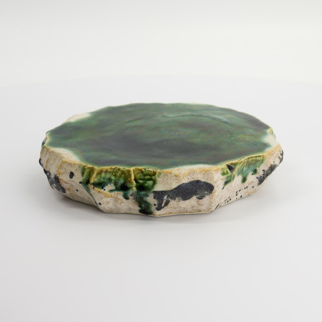 Mino Craft Rock Plate 17.5x5.8cm Green 34036 1/24 
