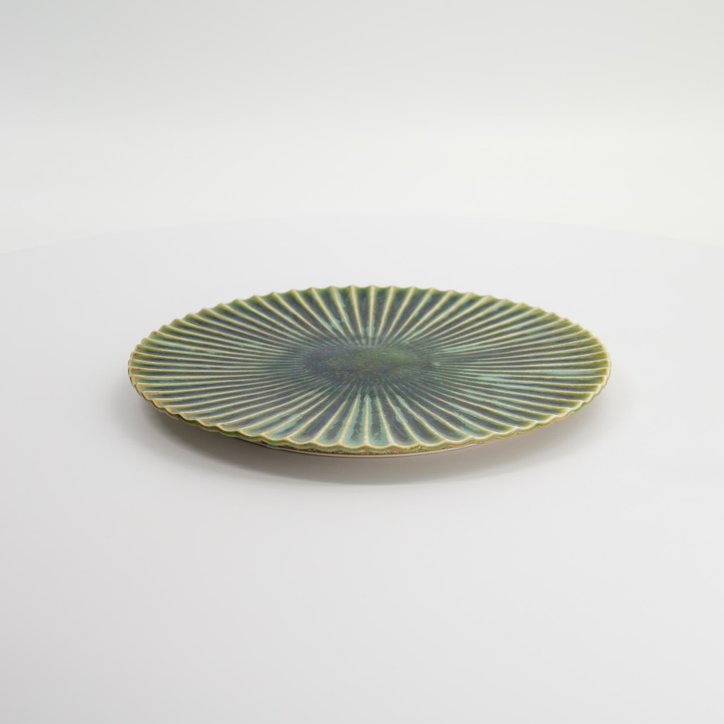 Mino Craft Round Plate 24cm Green 34039 1/24