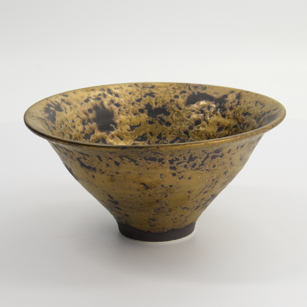 Mino Craft Round Bowl 19.5x10cm Gold 34045 1/24 