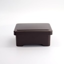 Chirashi Box w/Lid 16.8x14.3x7.6 Brown U-1-76 1/60