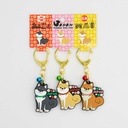Keychain Japan Shiba 3pcs 34115 1/10