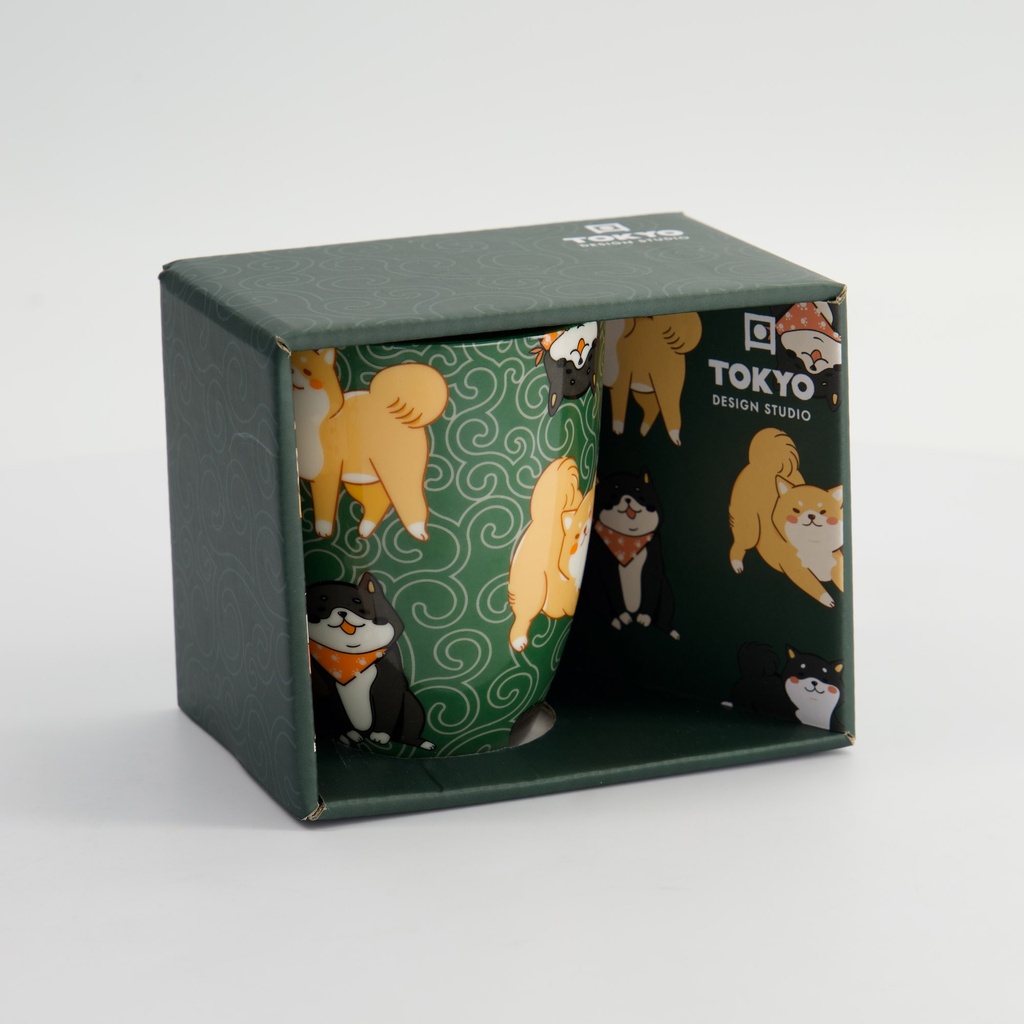 Kawaii Shiba Mug W/Giftbox 8.5x10.2cm 340ml 34119 1/36