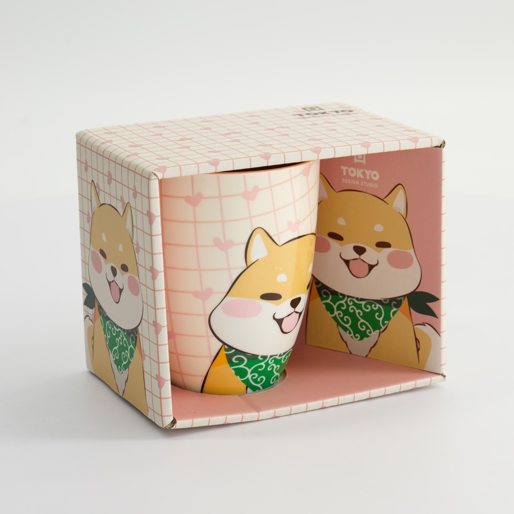 Kawaii Shiba Mug W/Giftbox 8.5x10.2cm 340ml 34120 1/36