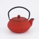 WY Tea Kettle Iron Sakura YH-0.6L-8918B RED 1/8 