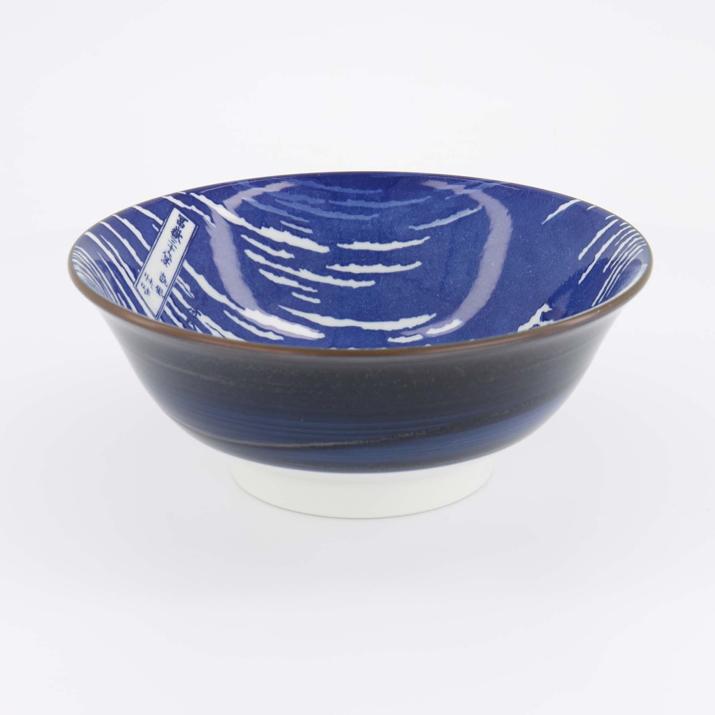 Hokusai Fuji Ramen Bowl 21x8.5cm Blue/White 34161 4/24 