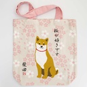 Kawaii Tote bag Pink Shiba 832169 39x38cm 2/80