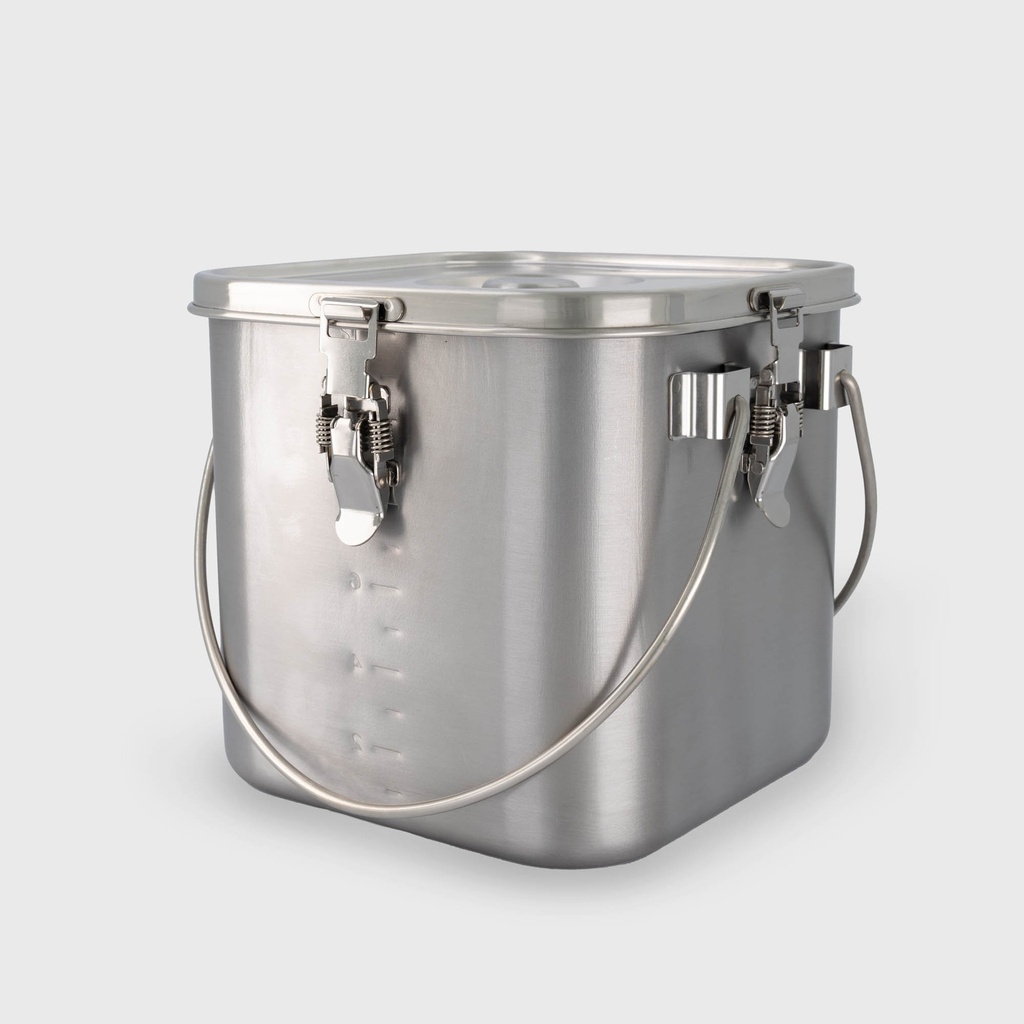 Kitchen Stainless Steel Container 12.2L 24cm IH 029133 1/1