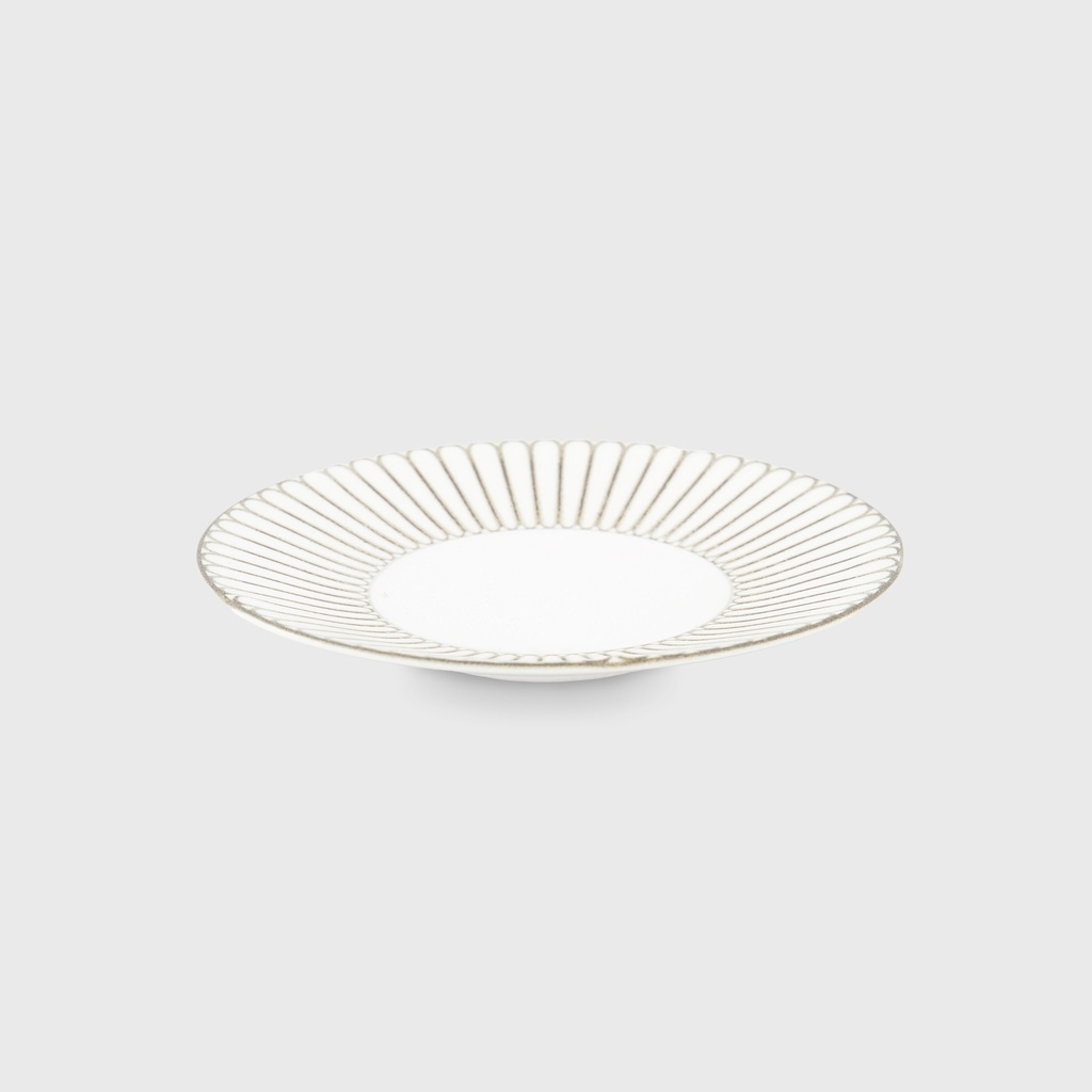 Kosai White Deep Plate 22x4cm 013054 6/36