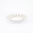 Kosai White Deep Plate 22x4cm 013054 6/36