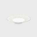 Kosai White Deep Plate 22x4cm 013054 6/36