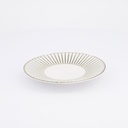 Kosai White Plate 16.5x2.2cm 013052 6/72