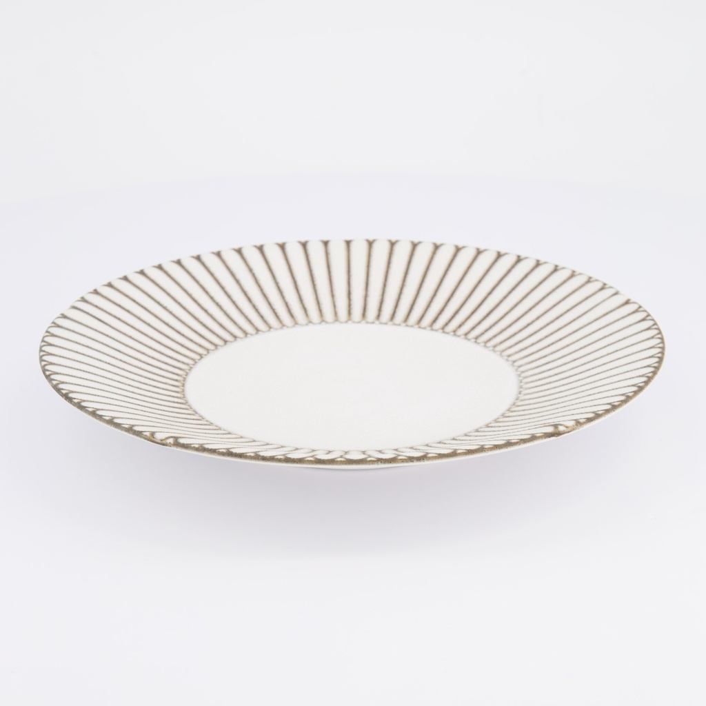 Kosai White Plate 24x4.5cm 013055 6/24