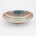 Aka-cha Suisho Deep Plate 23x5cm Brown 34251 4/32