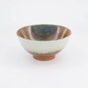 Aka-cha Suisho Bowl Rim 16x8cm 600ml Brown 34253 6/48