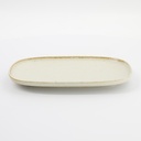 Umizuna Beige Oval Plate 24x16x2cm 34288 3/36 