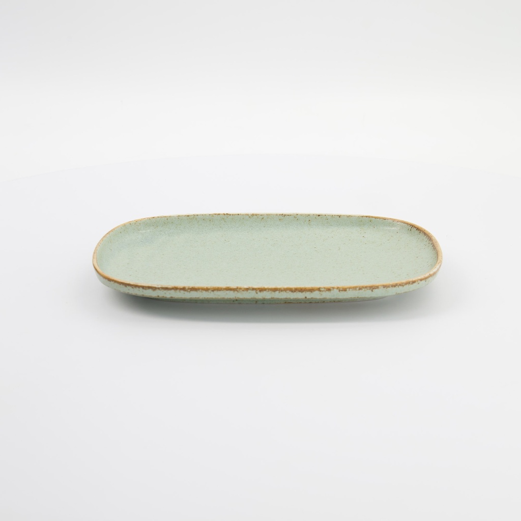 Minto Green Oval Plate 24x16x2cm 34295 3/36 