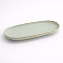 Minto Green Oval Plate 24x16x2cm 34295 3/36 
