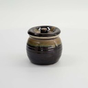 Kitchen Seasoning Pot w/o Slit 8.8x8.8cm 350mm Black 34301 1/36 
