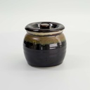 Kitchen Seasoning Pot w/o Slit 11x11cm 750mm Black 34303 1/24