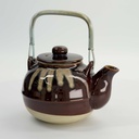 Amesuzu Dobin Pot 22x16cm 1450ml Brown 34311 1/18
