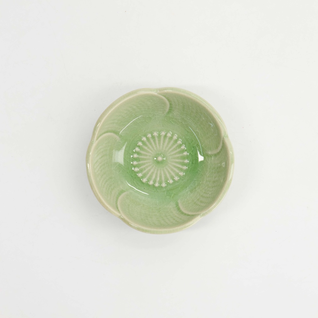 Ume Small Dish 9x3cm Green 34320 12/144