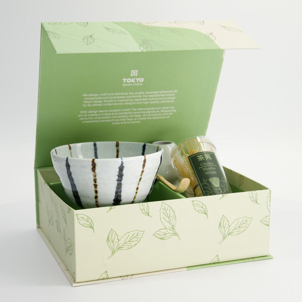 Matcha Giftset Tokusa 13x8cm 4pcs 617386 1/12