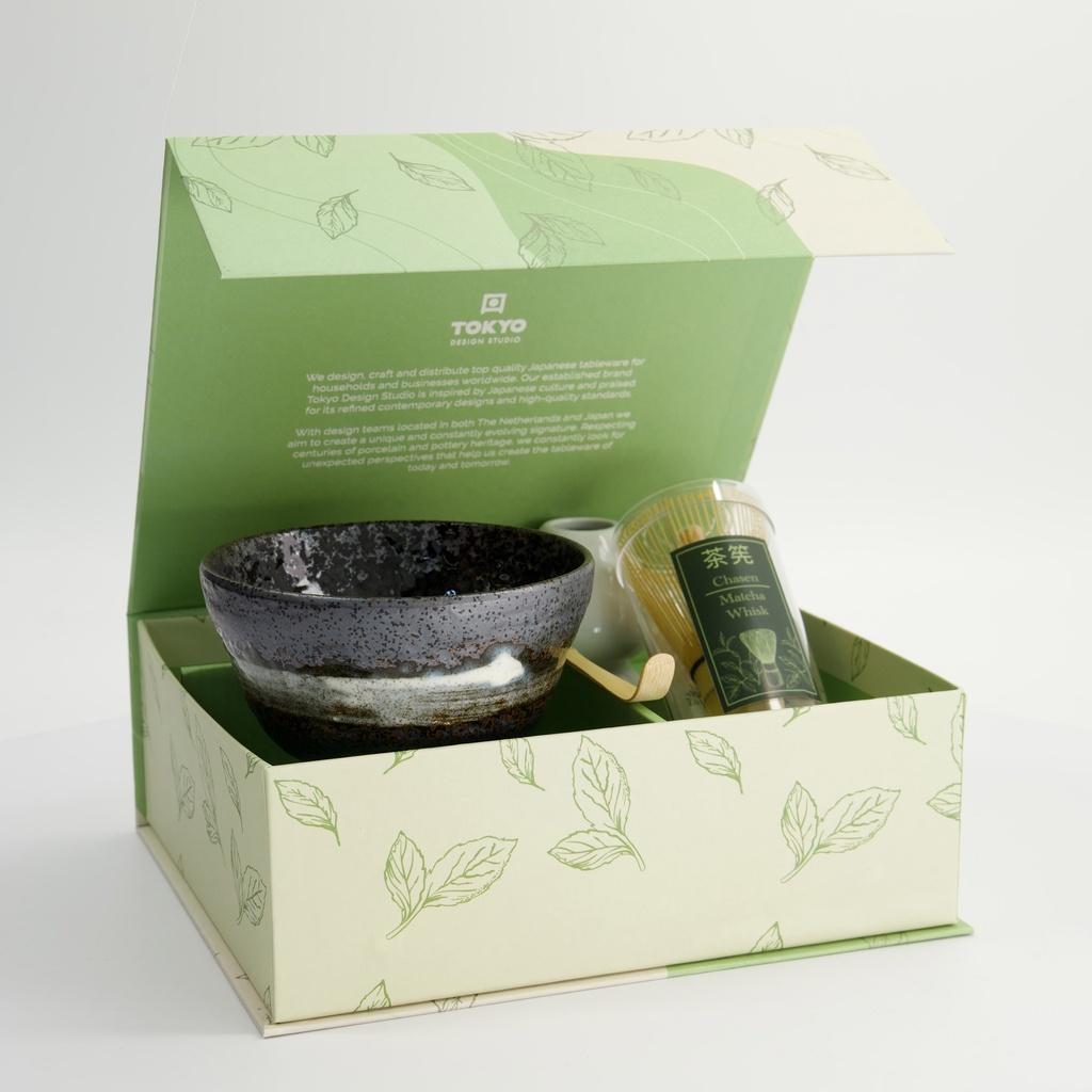 Matcha Giftset Uzushio 13x8cm 4pcs 617393 1/12 