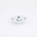 Kawaii Hananeko Cat Sauce Dish 9.8x2.5cm Blue B 618000 12/144