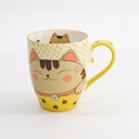 Kawaii Cat Brown Mug W/Giftbox 8.7x10.2cm 340ml 618123 1/36