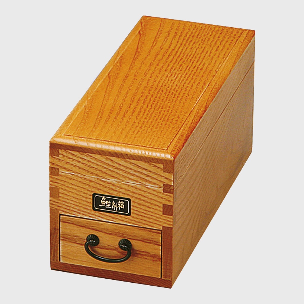 Kitchen Wooden Dried Bonito Slicer 24x9.5x11cm Brown 07306 1/1 