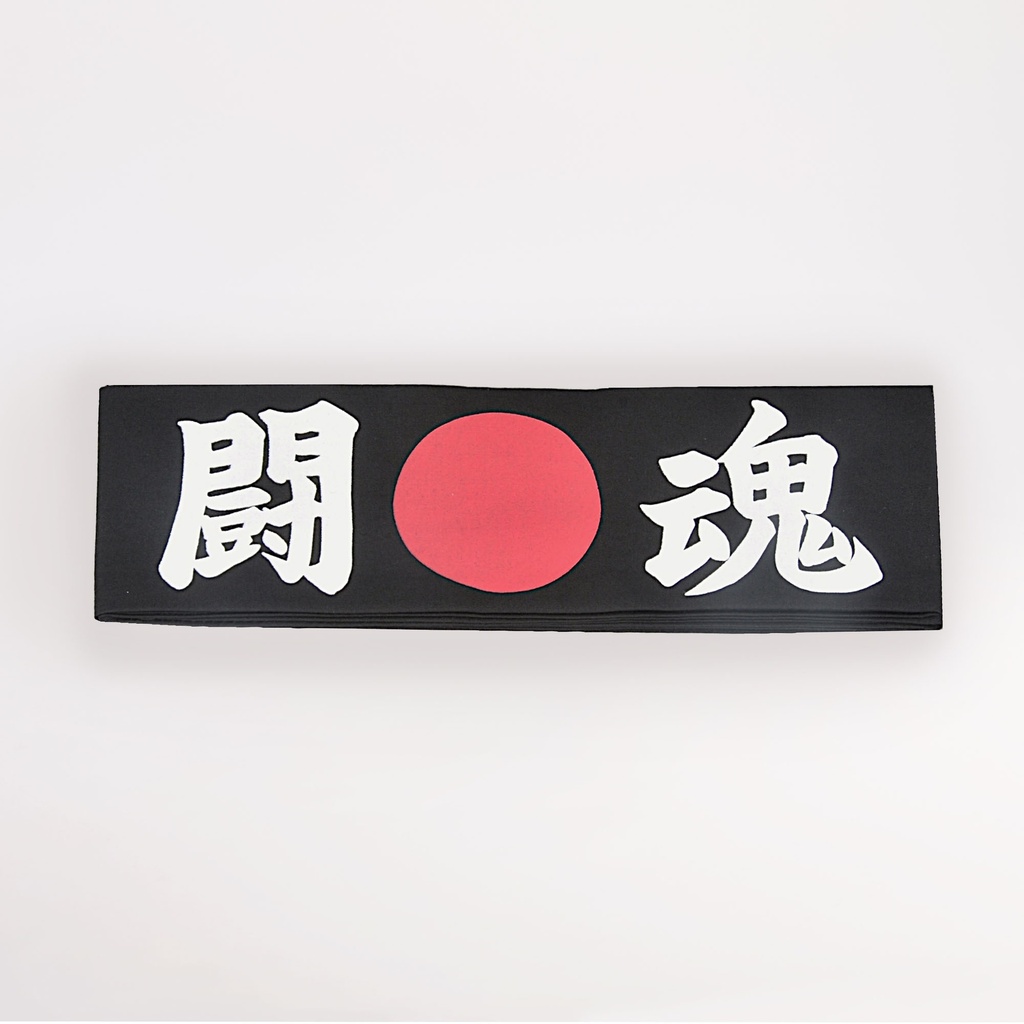 KY Head Band BK "Tokon" FIGHTING SPIRIT HAB-5 1/10