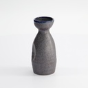 Sake Bottle 5.5x12.7cm 140ml Black Yuzu/Blue YW-120623 6/120
