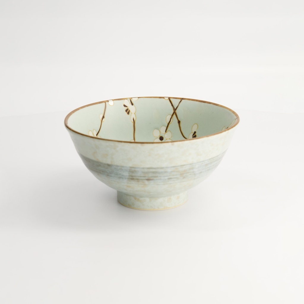 Green Soshun Bowl 16x7.5cm 600ml Q56/BP 6/36