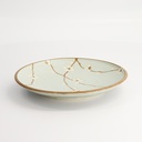 Green Soshun Plate 19.5x3cm Q275/BP 6/48