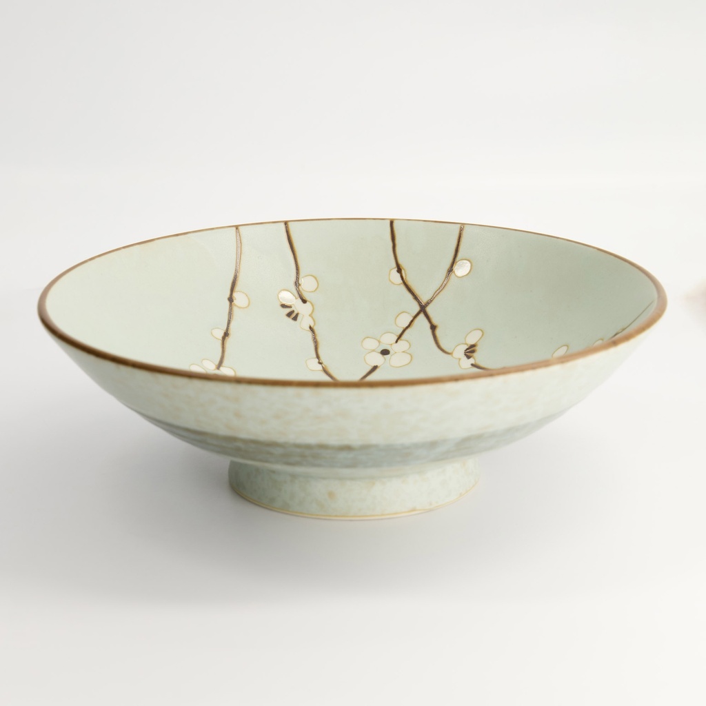 Green Soshun Bowl 24x7.5cm 1400ml Q595/BP 3/18