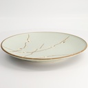Green Soshun Plate 28.5x3.5cm Q211/BP 3/18