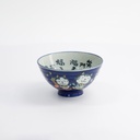 Kawaii Cat Neko Rice Bowl 11.4x6.2cm 300ml Blue HR-0318/B 5/120