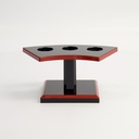 Lacquerware Sushi Roll Stand 3pcs Bl/Rd WO302 10/60