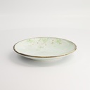 Green Cosmos Plate 19.5x3cm Q275/GC 6/48