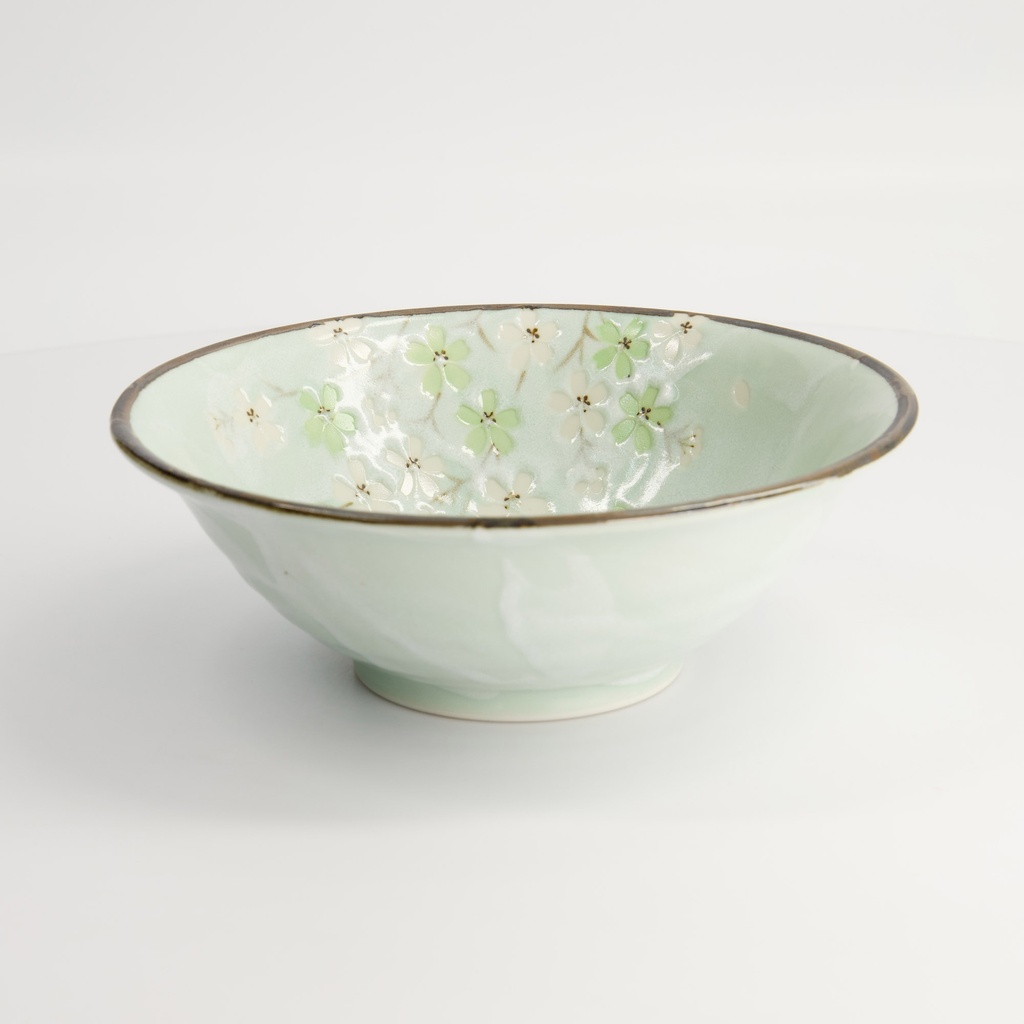 Green Cosmos Bowl 20x7cm 750ml Q579/GC 6/24