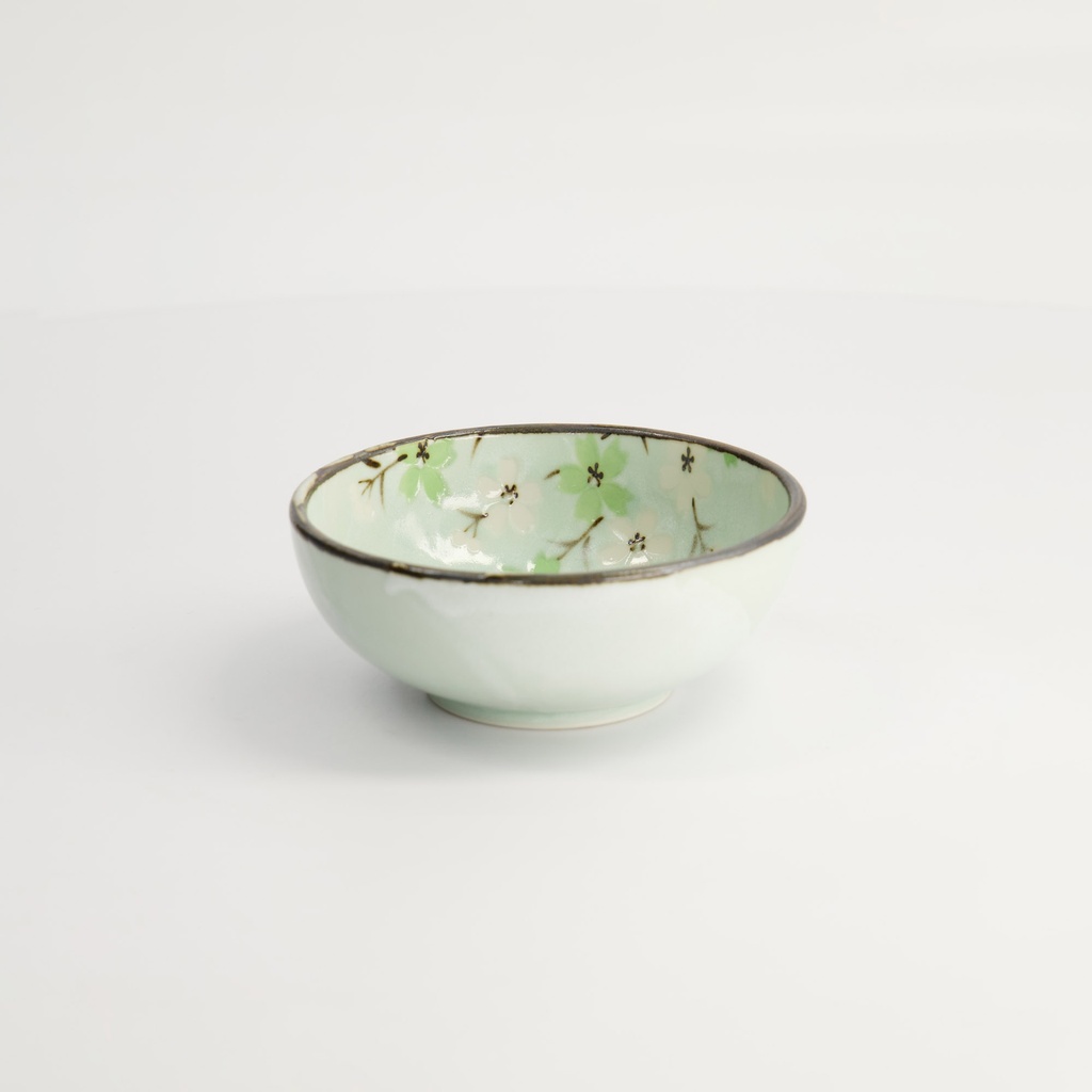 Green Cosmos Bowl 11.2x4.5cm 200ml Q54/GC 12/96