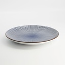 Sendan Blue Plate Round 25x3cm FK210/NS (38118) 4/24