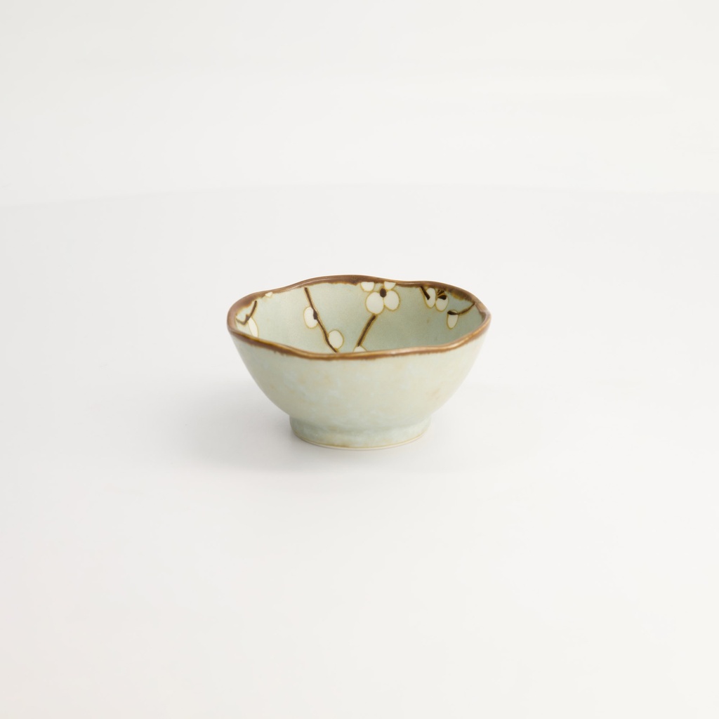 Green Soshun Bowl 9x4cm 120ml Q535/BP 12/144