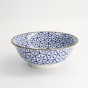 Mixed Bowls 20.5x8cm 1200ml BL/WH FK-9399/C 3/24