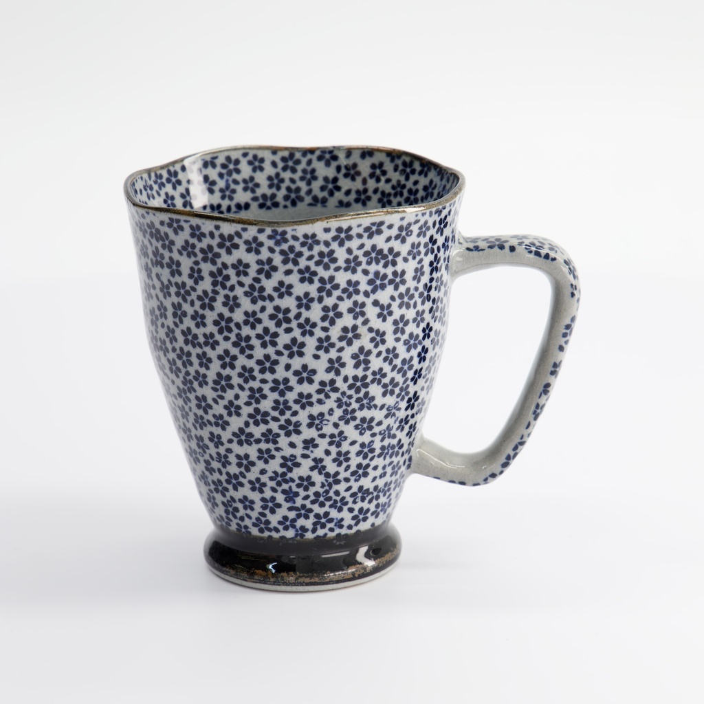Mug 9x11cm 400ml Blue/Grey Sakura MT-3620/A 6/60