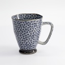 Mug 9x11cm 400ml Blue/Grey Sakura MT-3620/A 6/60