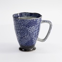 Mug 9x11cm 400ml Blue/Grey Kimono MT-3620/B 6/60